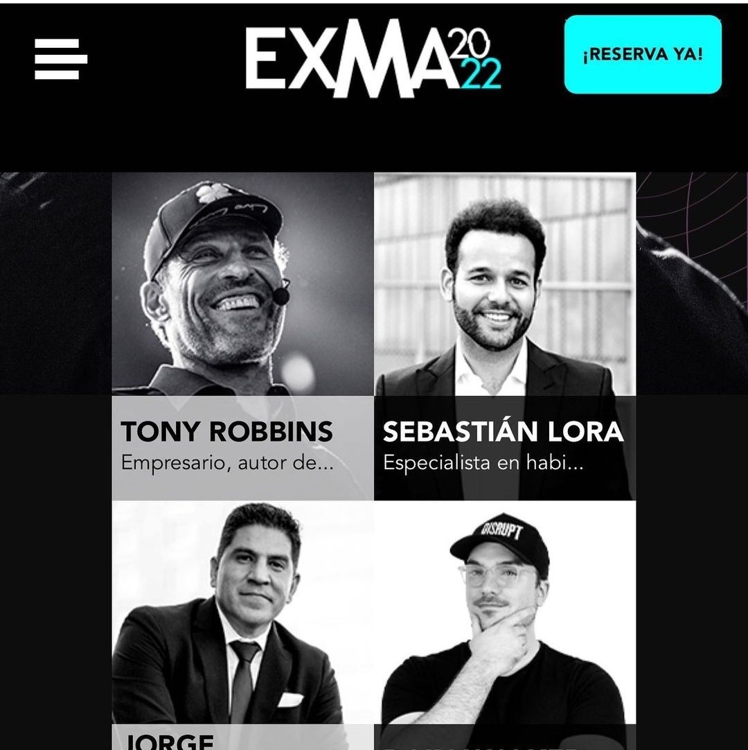 Ver al Amigo @seblora compartir escenario con Tony Robinsón me llena de Orgullo, ya que es un Joven Dominicano muy Talentoso que desde años ha desarrollado una Exitosa Carrera Profesional en España. Muchas Bendiciones #SebastianLora