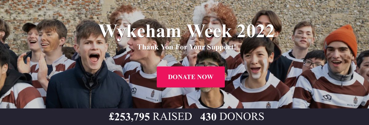 Winchester College Society tweet media