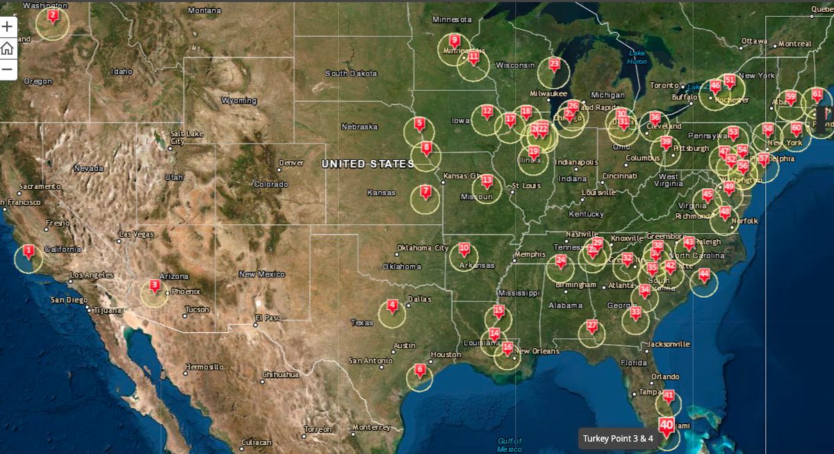 17/ Nuclear plants can be built almost anywhere.Over 1/3 of the US population lives or works within 50 miles of a nuclear plant.By contrast, solar farms are located far from homes & workplaces making it expensive to move the energy where it's needed. https://bit.ly/3b5ENTB 