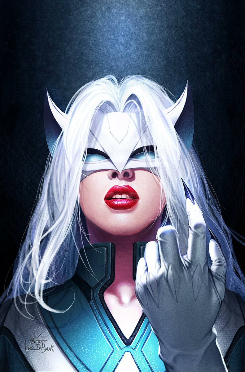 KoreanOTD's tweet photo. Today’s Korean of the Day is White Fox, aka 한아미 (Ami Han) from Marvel Comics! (She/her) https://t.co/FjOw8xEgB4