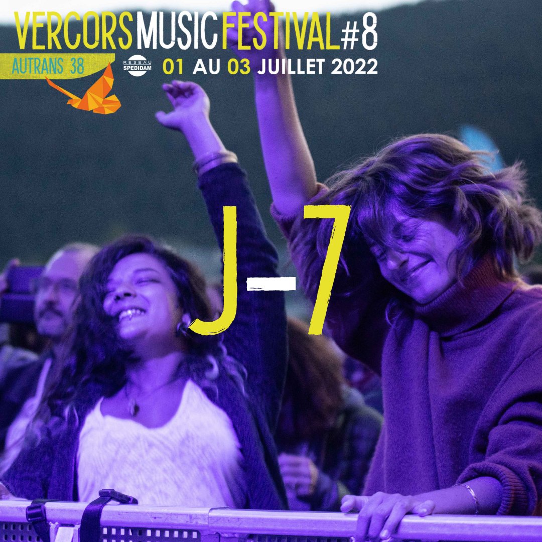 Billets en poche, tente nettoyée, trajets organisés ? Le Vercors Music Festival c’est une semaine tout pile et on a hâte de vous retrouver ! 🙌💓

🎟 Billetterie : vercorsmusicfestival.com/billetterie/

#VMF2022 #spedidam #réseauspedidam #festival #vercorsmusicfestival