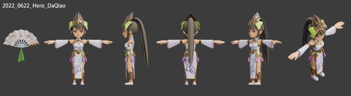 Enhanced version of Da Qiao. Look at her now😍.

#heropark #nft #nfts #nftcommunity #nftproject #playtoearn #gamefi