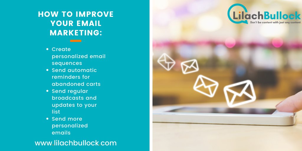 Email marketing is one of the most effective marketing tactics - here's how to improve your #EmailMarketing strategy and improve your #ROI: lilach.online/2kZoSXh