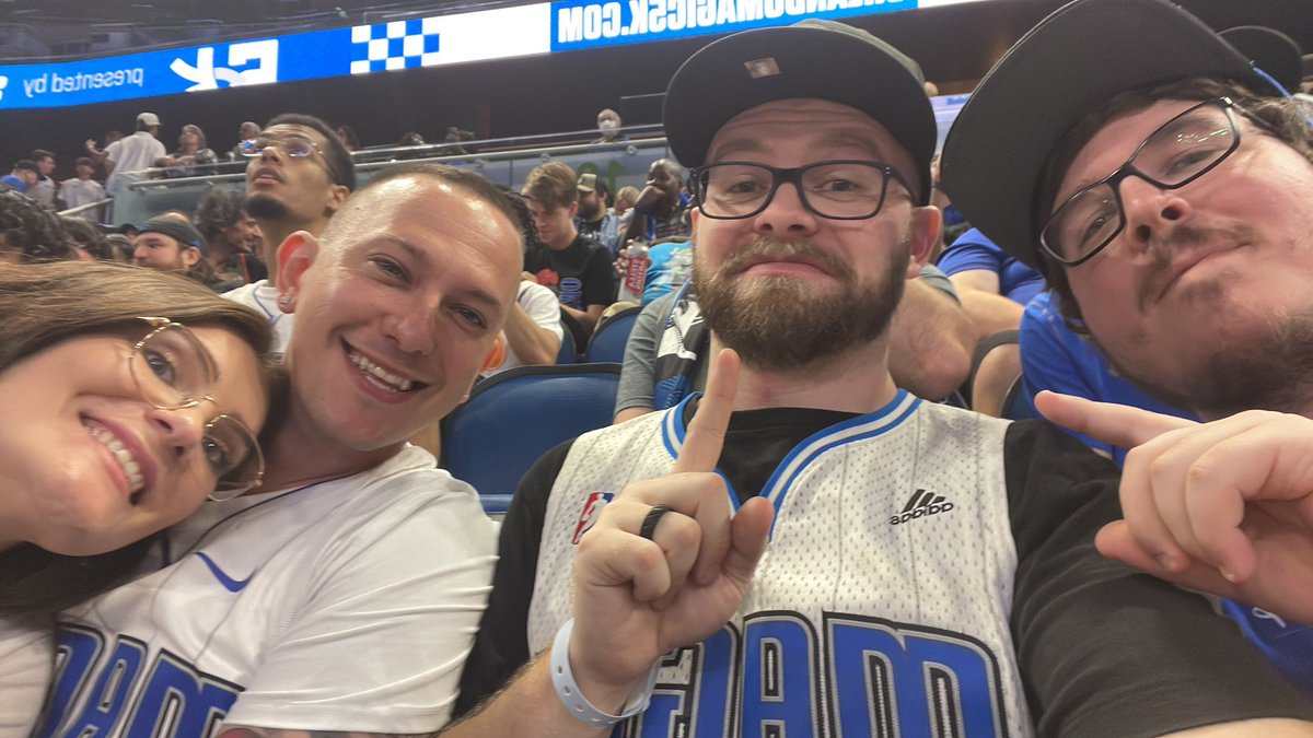 Lukesylvia96's tweet photo. Favorite pictures from tonight at the Draft Party. What a night. #magictogether https://t.co/P8EpGLtOuX