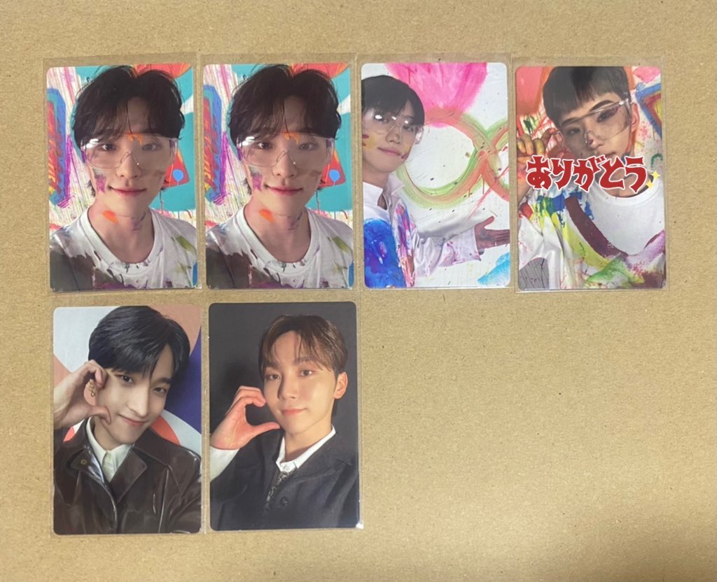 __skvmtg17's tweet photo. SEVENTEEN セブチ Face the Sun 通常盤 carat盤 特典 ep 1 2 3 4 5 トレカ ポスカ 交換 

譲　エスクプス ジュン ホシ ウジ DKドギョム The8 ミンハオ スングァン ディノ 

求　ミンギュ　👑優先　異種◯

郵送希望📮
お気軽にリプDMお願いします！ https://t.co/reVK9b78Lq