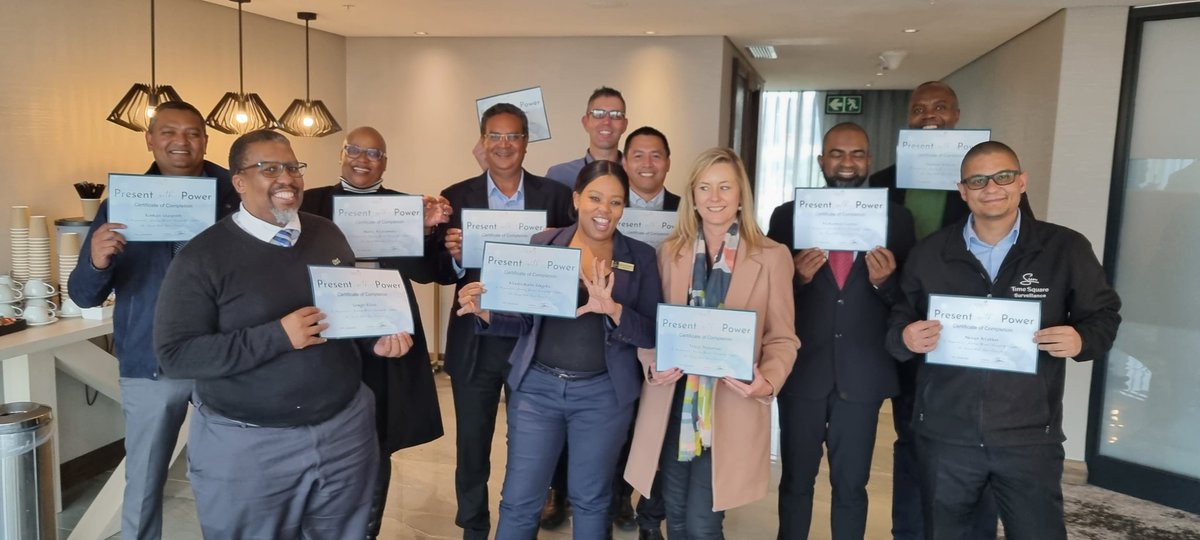 helloverity's tweet image. We never realised how much of a team building experience it would also be! 

#TimesSquare exco team on completing my #presentwithpower course yesterday