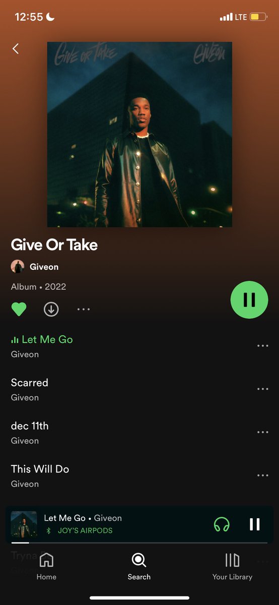 not even 10 sec into this new giveon and whewwww.