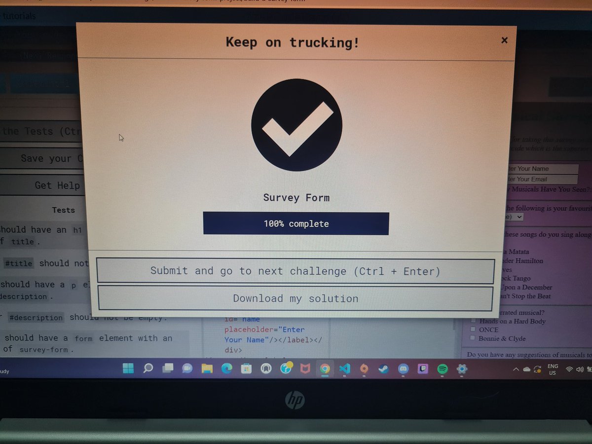 NomadCodes's tweet photo. Day 33 of #100daysofcode I've completed my first certification project on #freecodecamp and even threw in some basic CSS and I'm really starting to feel like this is something I was meant for https://t.co/jsopJXhx47
