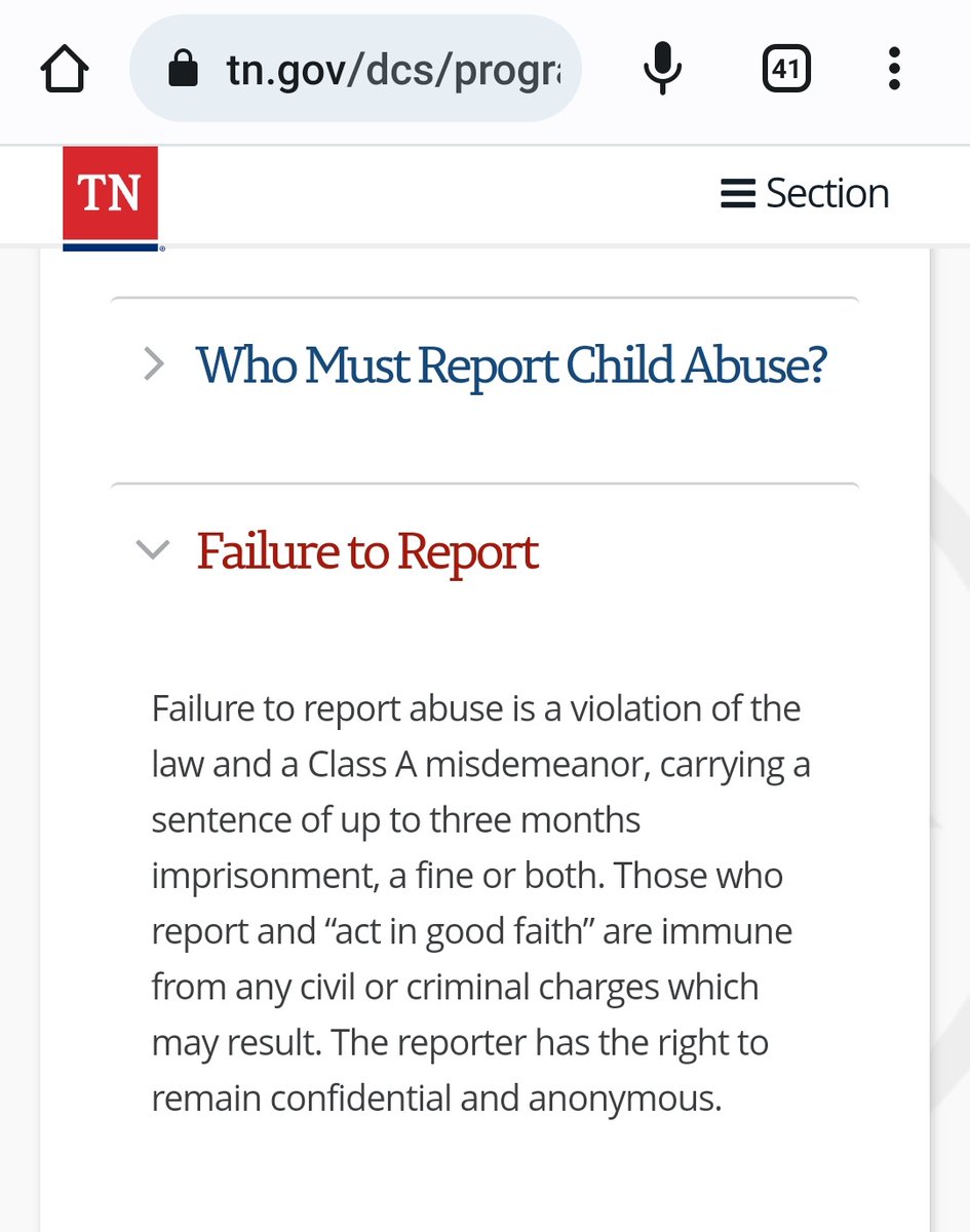 GeorgiaGrown624's tweet photo. @benjiwoofwoof2 @Nerdy_Addict #Tennessee #FailuretoReport https://t.co/tIgG7sHIK7