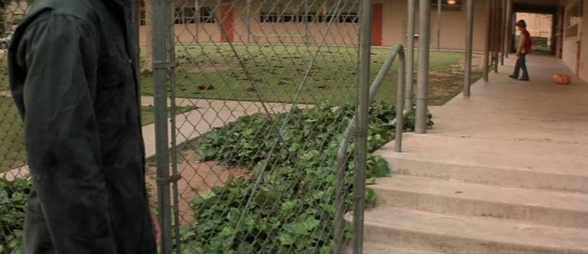 TheRealD89's tweet photo. @TheVoiceMann There are many great shots of the 78 OG but this one always stood out to me. 
There's something so sinister in a scene so simple. No dialogue, no deaths, just Michael stalking Tommy. https://t.co/SBDRpQifD6