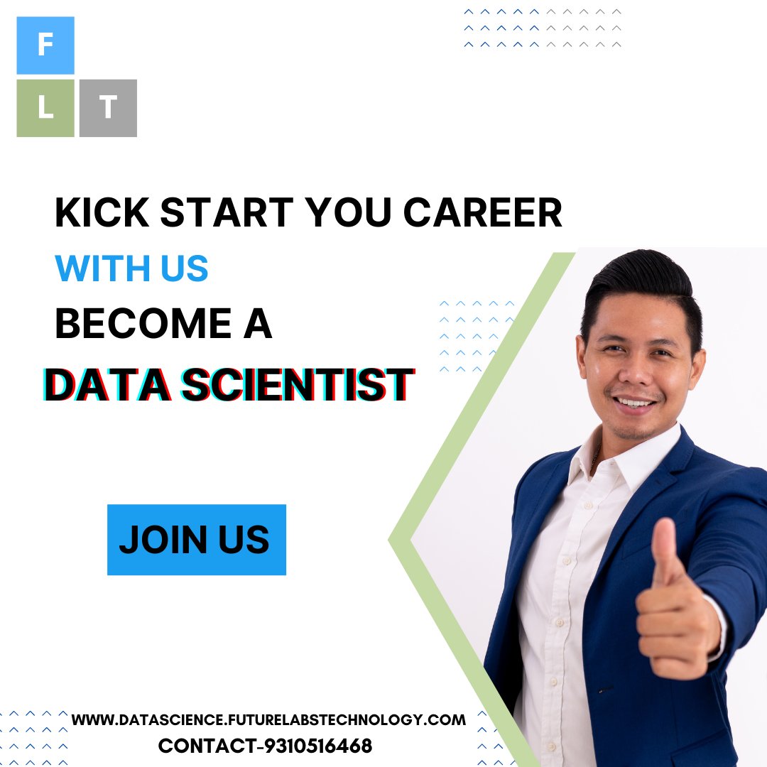 Data Scientist are analytical experts who utilize their skills in both technology and social science to find trends and manage data.

Join our Data Science Course to begin your journey of becoming a Data Scientist
Connect with us today
#datascientist #technologydata #business