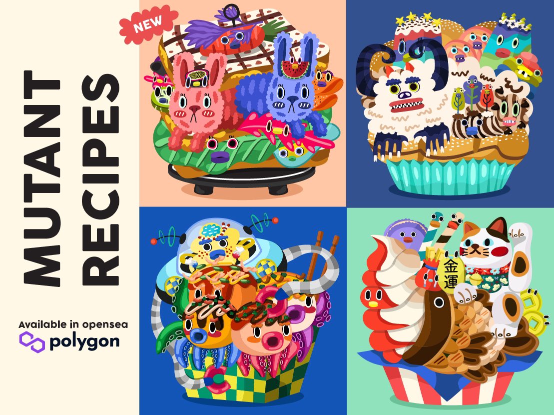 chammcham1's tweet image. Available now!!!🚨🚨🚨🚨
In  Mutant Recipes ✨✨
Common type : 0.015 WETH

opensea.io/collection/mut…

#NFTs #NFTdrops #NFTCommunity #NFTshilling #NFTJPN #OpenSeaNFT #PolygonNFT