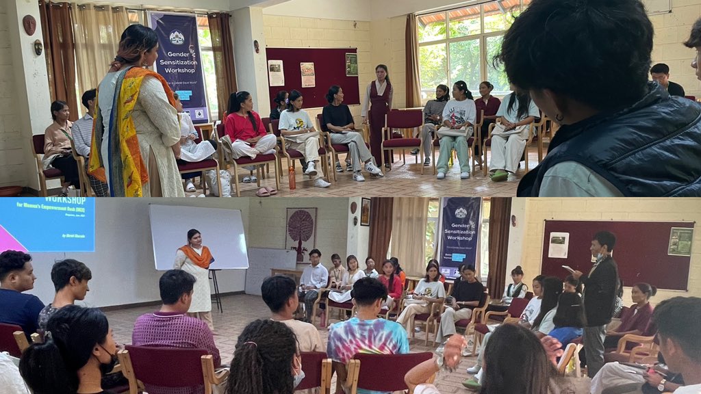 DeskWomen's tweet photo. It’s begun..!! The 03 day “Gender sensitization workshop” for Tibetan college students in South Indian cities just started with students deconstructing “Conditioning”. https://t.co/OGc1fwbeO4