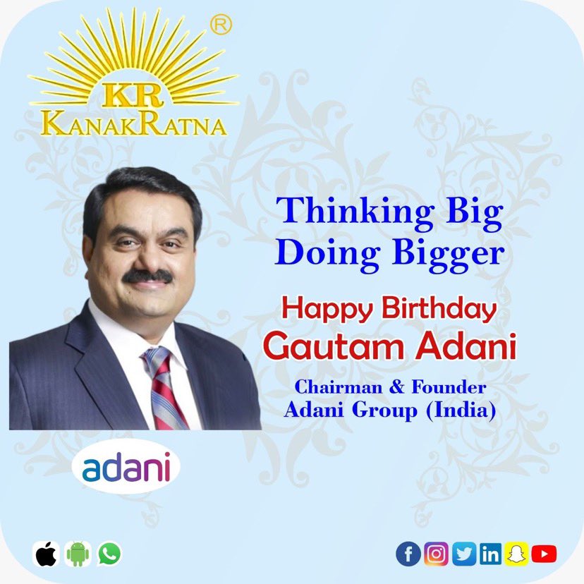 Thinking Big Doing Bigger!
Happy Birthday Shri   