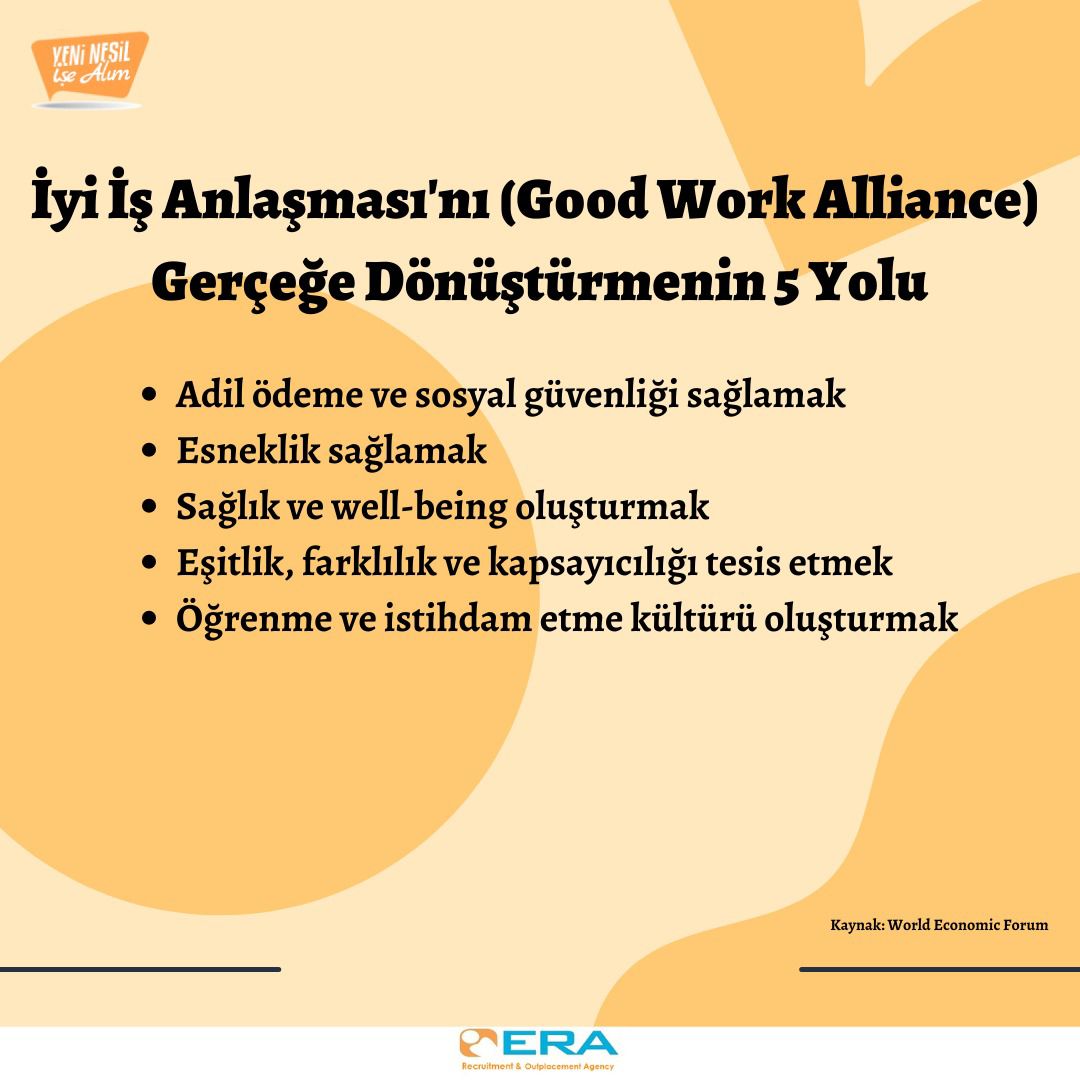 erainsan's tweet photo. İyi İş Anlaşması'nı (Good Work Alliance) Gerçeğe Dönüştürmenin 5 Yolu 🖐

#yeninesilisealim #sevdiginisiyap #hedefegoturenisealimlar #goodworkalliance https://t.co/IrUnwvlXZb