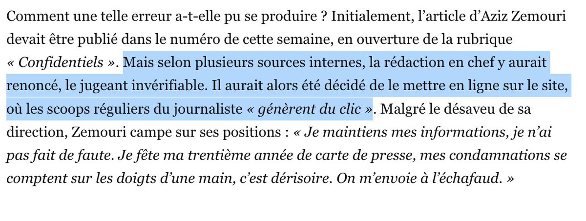 davidperrotin's tweet photo. La direction du Point publie donc des infos qu'elle juge «invérifiables».  https://t.co/KQErCxC9lN (v/ @oliviertesquet) https://t.co/X2pLZ0rPsL