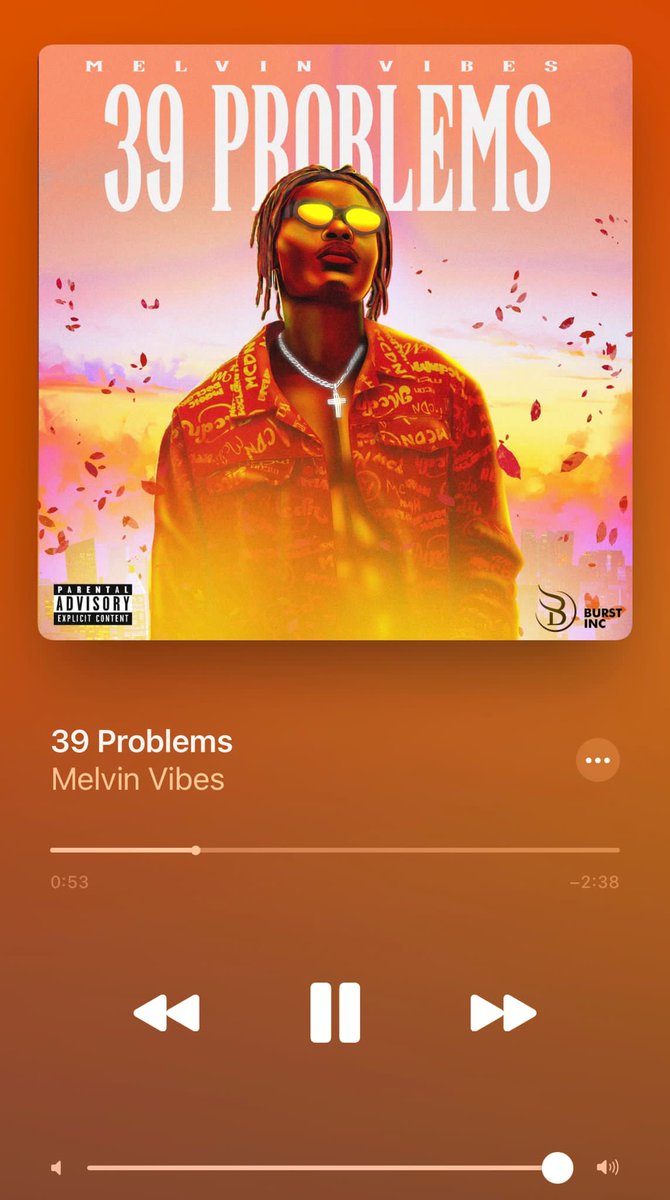 KylaUnlimited's tweet photo. Just the jam everyone needs to vibe to. 🥰
Unwhine this weekend with "39 problems" by @Melvin_vibes
Song available on all media streaming platforms. 🔥
~ Stream via the link below;
https://t.co/ZsM9ISIImv
#39problems https://t.co/WISDqm7SAv