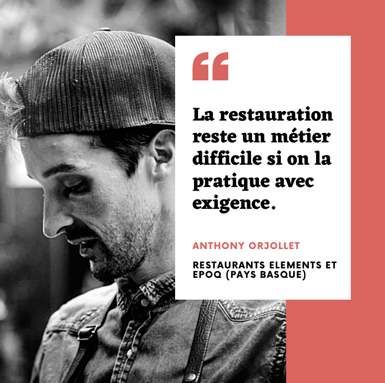 StripFood's tweet photo. Adepte d’une #gastronomie sans concessions, Anthony Orjollet à la tête de 2 établissements au #PaysBasque (Elements à #Bidart et Epoq à #Biarritz) porte un regard sans faux-semblants sur l’état actuel de la #restauration de qualité.

par @jedislouis 

https://t.co/Q8S4Aj6dRE https://t.co/giWxmYsSeb