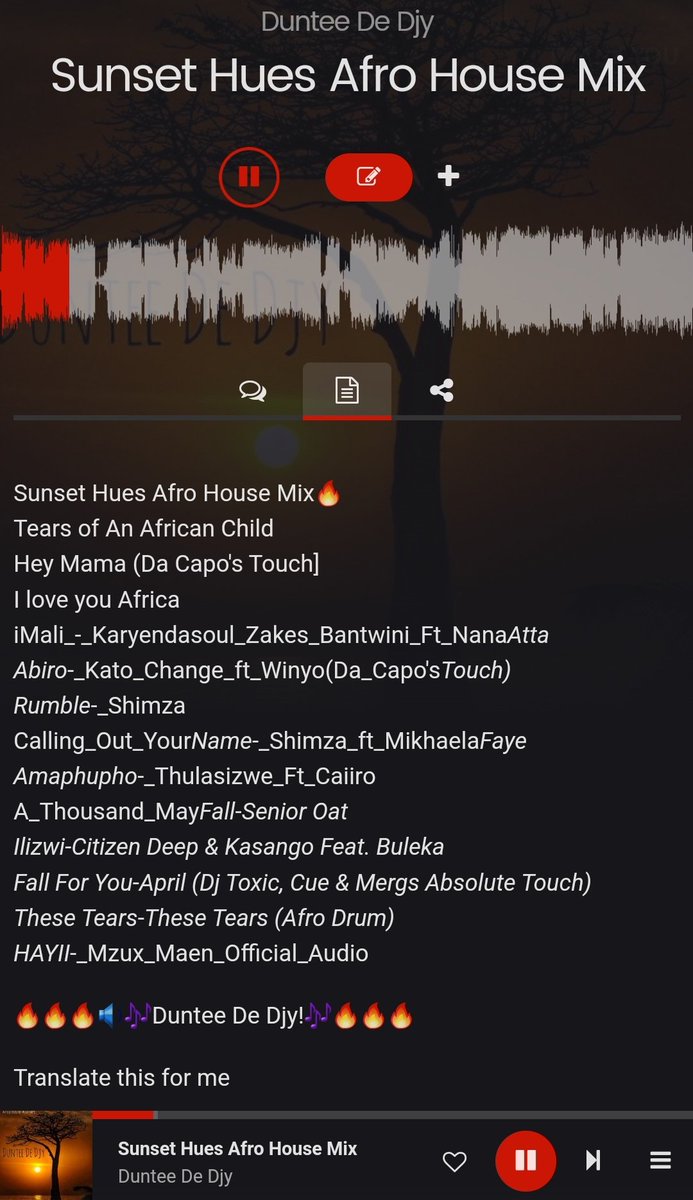 ItsDuntee's tweet photo. Happy Friday😁🥂🕺🏾🔥
Sunset Hues Afro House Mixtape 🔥🎶
#WeekendStarterMix 🥂🔥🎶 #MrSignal
You're welcome 🤝🏾💯🔥
Please retweet & share with friends.♻️
https://t.co/tSVFDOdAzP
Samke | Makhadzi | Chris Excel
#Amagents #Monkeypox #Masks https://t.co/7vYPjQp6of