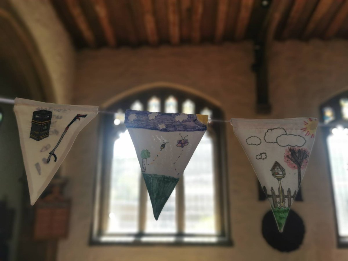 About 3 weeks ago, one of today's #EcoBunting creators asked when they'd see theirs. Our first Eco bunting post was on April 18th! We still haven't seen them all. What an amazing #communityproject this has been! #EcoChurch #environment <a href="/MessyChurchInHx/">MessyChurchInHornchurch</a> <a href="/chelmsdio/">Chelmsford Diocese</a> <a href="/Guli_FD/">Guli Francis-Dehqani</a>