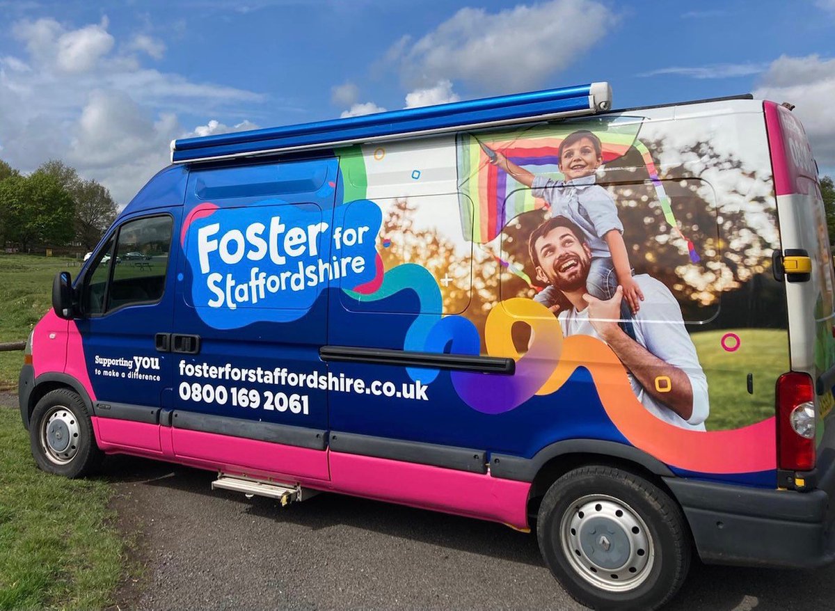 TODAY our fostering bus is in #Newcastle Iron Market Square from 10am-2pm. Come along and find out more about fostering.