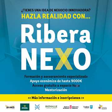 Aquí tenéis la entrevista en Hoy por Hoy Tudela donde os hablamos sobre "Ribera Nexo", un programa de incubación y aceleración de proyectos emprendedores e innovadores fruto de la colaboración entre el <a href="/AytoTudela/">Ayuntamiento Tudela</a> y <a href="/ConsorcioEder/">ConsorcioEder</a> . 
Entrevista aquí 👉
cutt.ly/eKWULnd