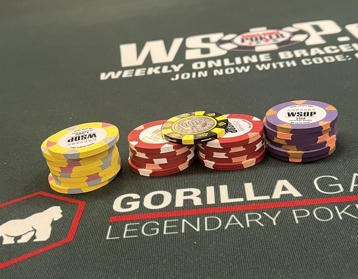 Athenian792's tweet photo. Bagging up for the second day of the WSOP multi-day Seniors Tournament. https://t.co/NZUTvY6RKy