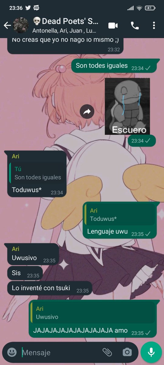 BeluSone's tweet photo. Uwusivo jajajajajajajajajajajajaja https://t.co/E2zgGiq777