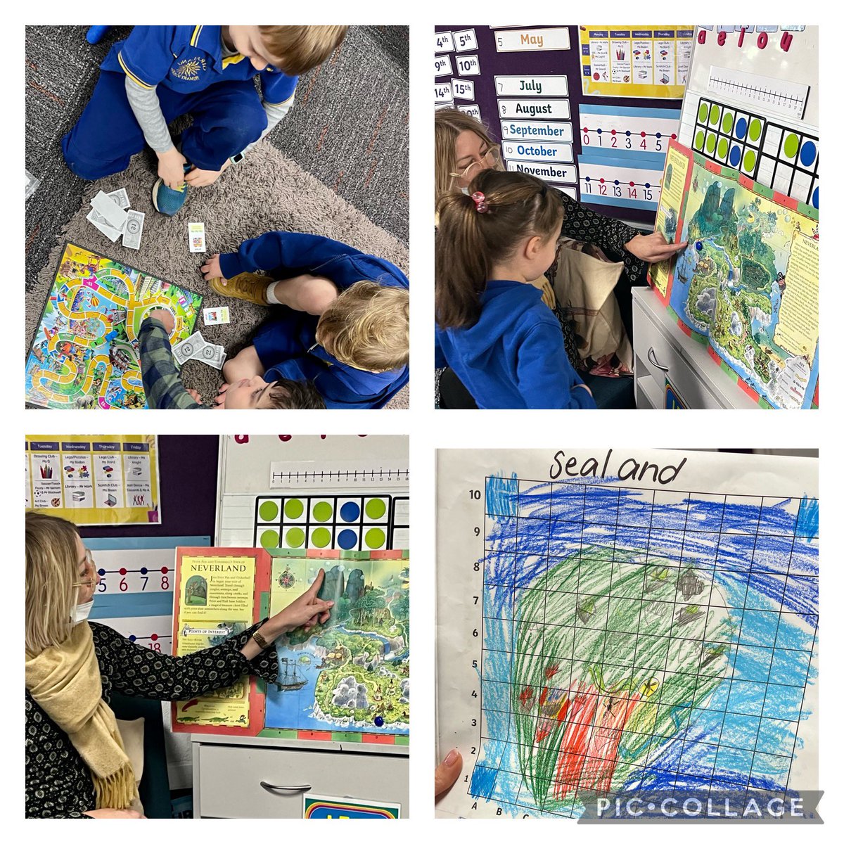 Kindergarten went on a mapping adventure @GiralangPrimary #mathsfunday