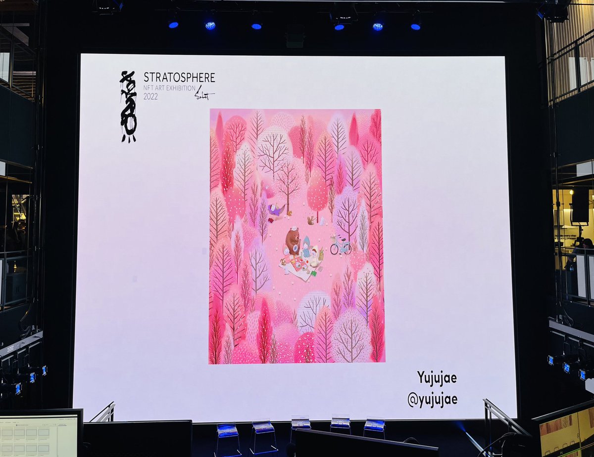 My artwork is on display at the Samsung 837 in New York!!!😆❤ Thank you so much for giving me a great opportunity.  
<a href="/sabet/">sabet</a> <a href="/spatial_io/">Spatial</a> <a href="/nft_nyc/">NFT.NYC</a> 
#stratosphere2022 #rhythmicalNFT #KNFT #NFTNYC #Samsung837 
opensea.io/assets/ethereu…