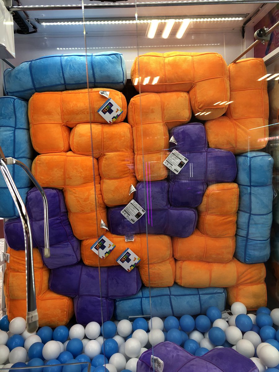 プライズ】新景品🌟あのテトリスのブロックがぬいぐるみに⁉︎『TETRIS