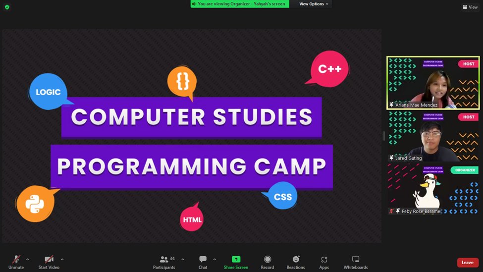 addu_cs's tweet photo. -𝗗𝗮𝘆 𝟯-

Camper's we've come to our last day! It's a bittersweet day as you guys compete &amp; show off your coding skills and bid our goodbyes at the same time.

Learning programming with you guys is truly memorable!

#ProgramTheFuture🧑‍💻 👩‍💻 https://t.co/J5bTrCgWPg