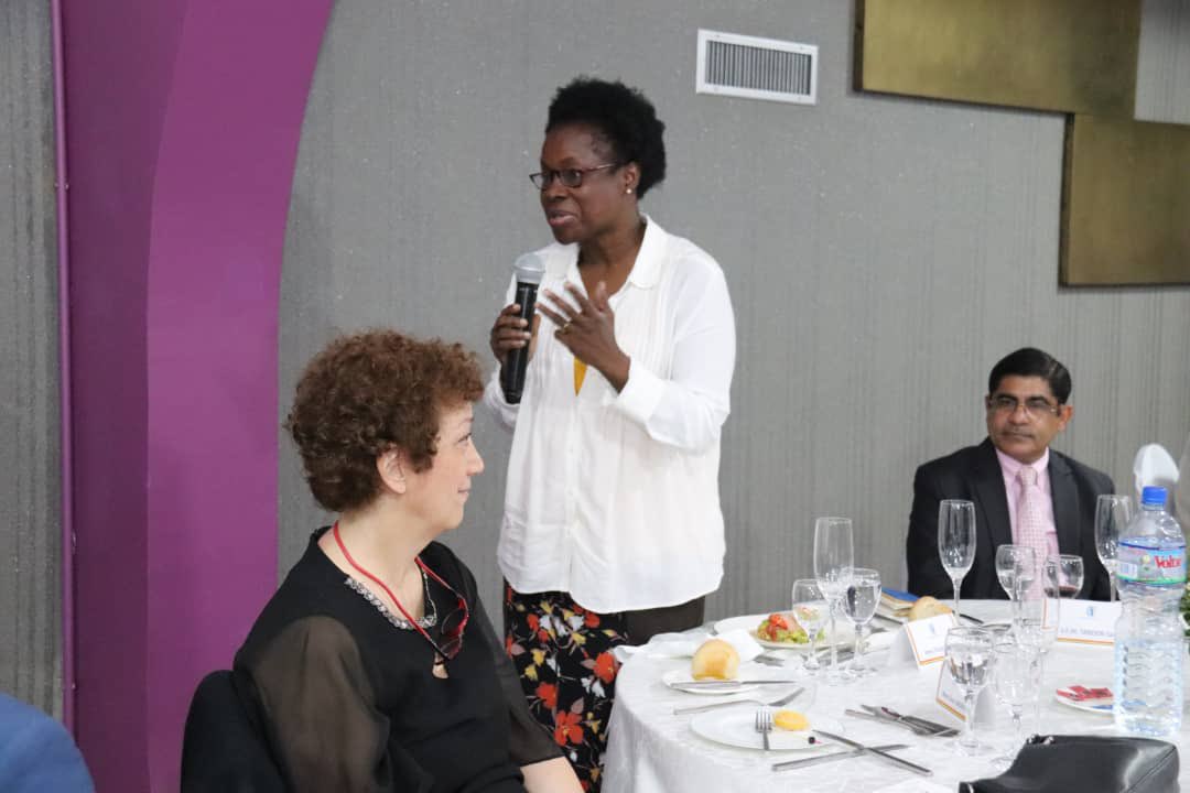 rdussey's tweet photo. Nous avons accueilli  au Club Diplomatique de Lomé la DG Afrique de l’Ouest et centrale du MAÉ Türkiye l’Ambassadrice @NurSagman. Mme Sagman, deuxième femme invitée en tant que conférencière, nous a parlé du modèle de partenariat Afrique-Türkiye.@MFATurkiye https://t.co/IEIOSuehL4