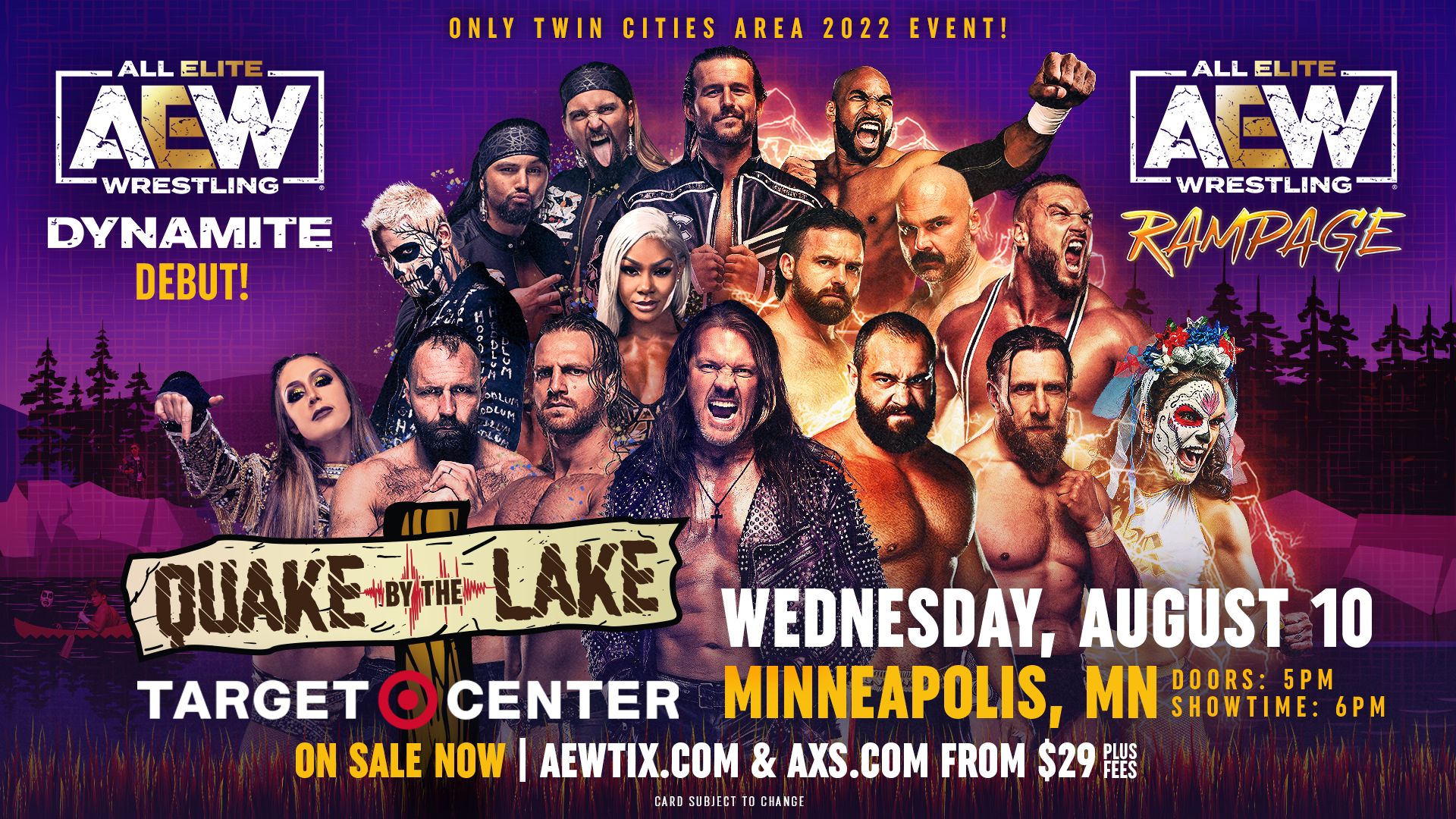 All Elite Wrestling on Twitter "AEW returns to TargetCenterMN in