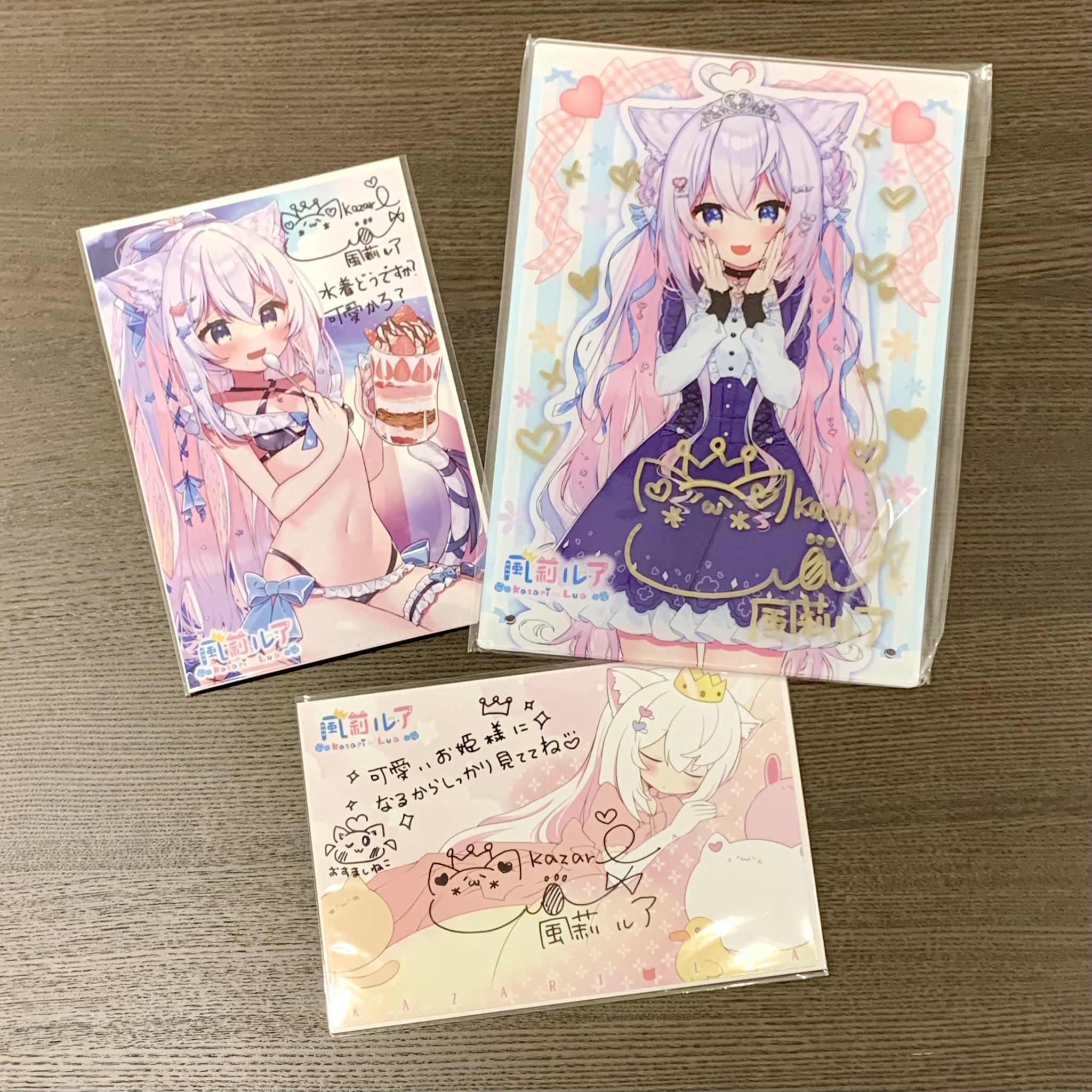 風莉ルア×ウェブポン レア賞 直筆サイン入りアクリルプレート 風莉ルア×ウェブポン レア賞 直筆サイン入りアクリルプレート