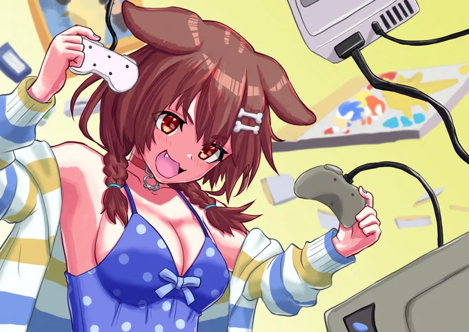 復帰ばんざい
衣装はフカヒレ先生の同人誌から拝借いたしました
 #できたてころね 