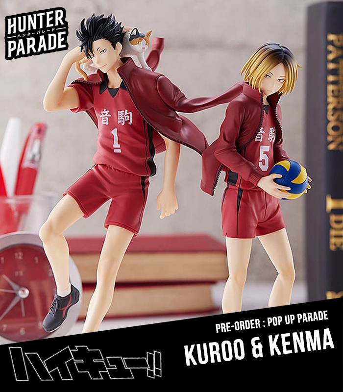 วันนี้เคนมะ คุโระ มีฟิกใหม่แล้วนะ ✨
.
🔥Pre-Order 🔥
.
Haikyu!!
POP UP PARADE Kuroo &amp; Kenma
.
ราคา 1450 / ชิ้น
มัดจำ 300 / ชิ้น
.
💴 รับผ่อนชำระสินค้า
ส่งฟรี EMS 📦
.
#ตลาดนัดHQ #ตลาดนัดไฮคิว #คุโระเคน #PreOrderHunterParade #เคนมะ