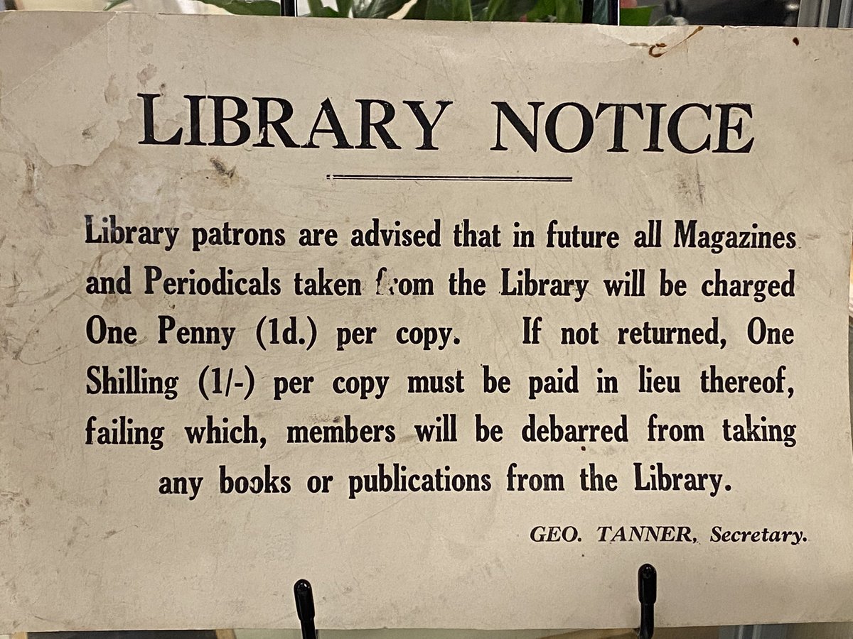 pdjewell's tweet image. Library patrons you have been warned 

#librarylife #libraryfines 
via @IWCLibraries