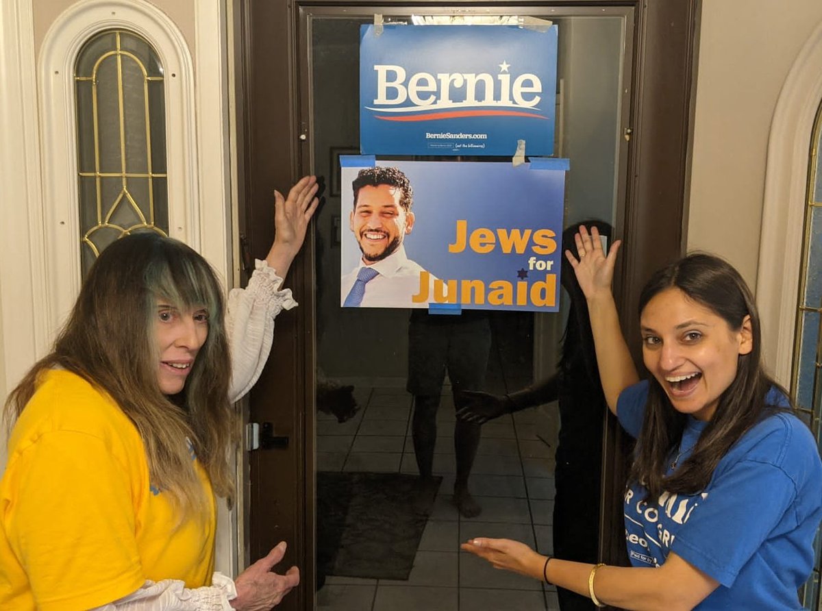 sheila_rawat's tweet photo. #JewsForJunaid discussed how @JunaidForUs's progressive agenda is tikkun olam, repairing the world, pursuing tzedek, justice, and taking care of your kehillah, community.  #JunaidinJune https://t.co/tkTB27UjE6
