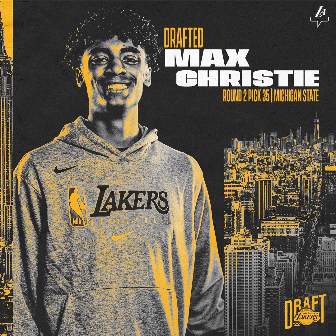 OFFICIAL: Welcome to the Purple & Gold, @Max12Christie 💜💛