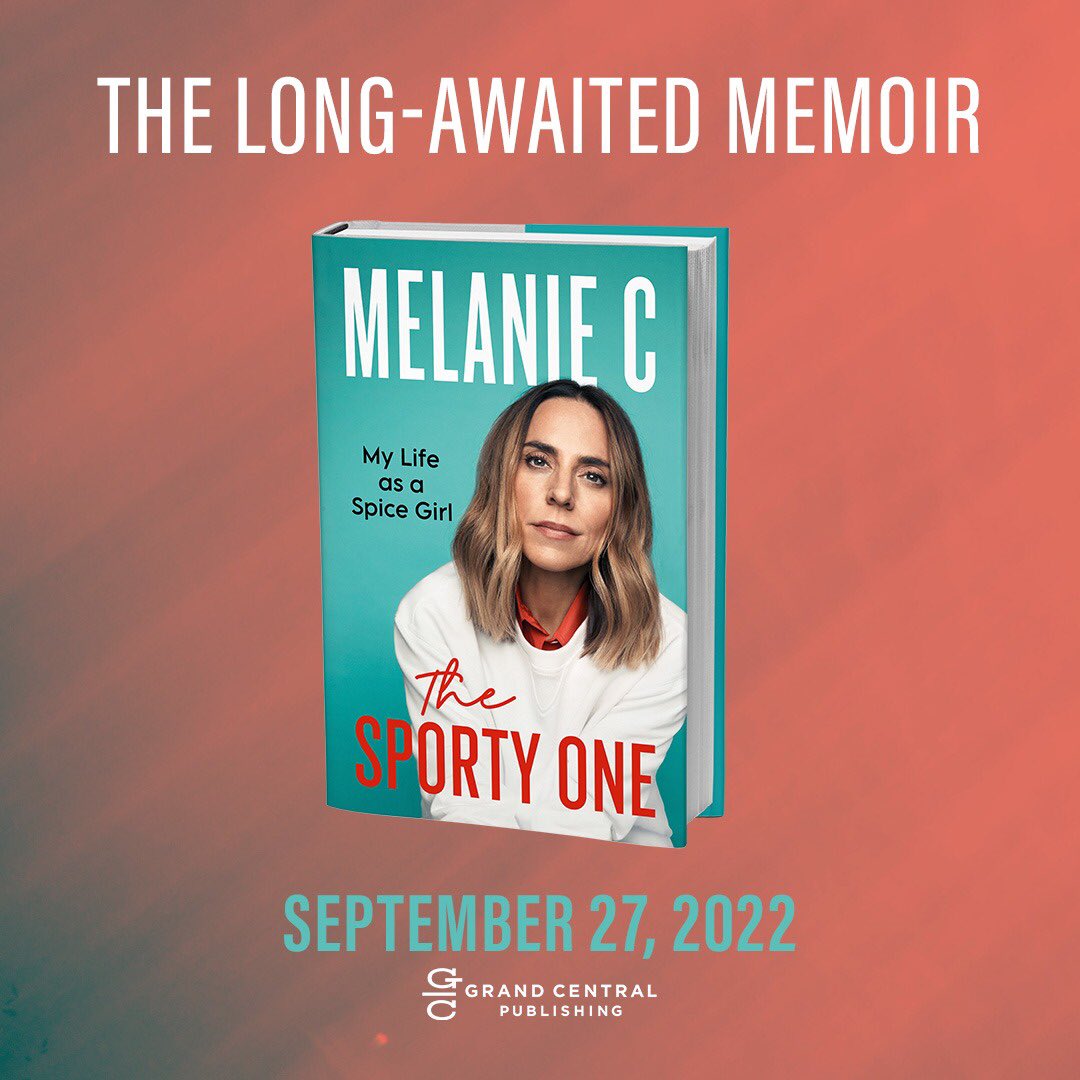 Melanie C - Official ST Asia (@melaniecasiaof) on Twitter photo Good news!
<a href="/melaniecmusic/">Melanie C / Mel C</a>’s long-awaited memoir will be released in the US 🇺🇸 this 27 September 2022!
Pre-order your “The Sporty One - My Life as a Spice Girl”, now: melan.ie/TheSportyOne
<a href="/grandcentralpub/">Grand Central Pub</a> 🧡💙
#TheSportyOne #MelanieC #TeamSporty #SportySpice Good news!
<a href="/melaniecmusic/">Melanie C / Mel C</a>’s long-awaited memoir will be released in the US 🇺🇸 this 27 September 2022!
Pre-order your “The Sporty One - My Life as a Spice Girl”, now: melan.ie/TheSportyOne
<a href="/grandcentralpub/">Grand Central Pub</a> 🧡💙
#TheSportyOne #MelanieC #TeamSporty #SportySpice