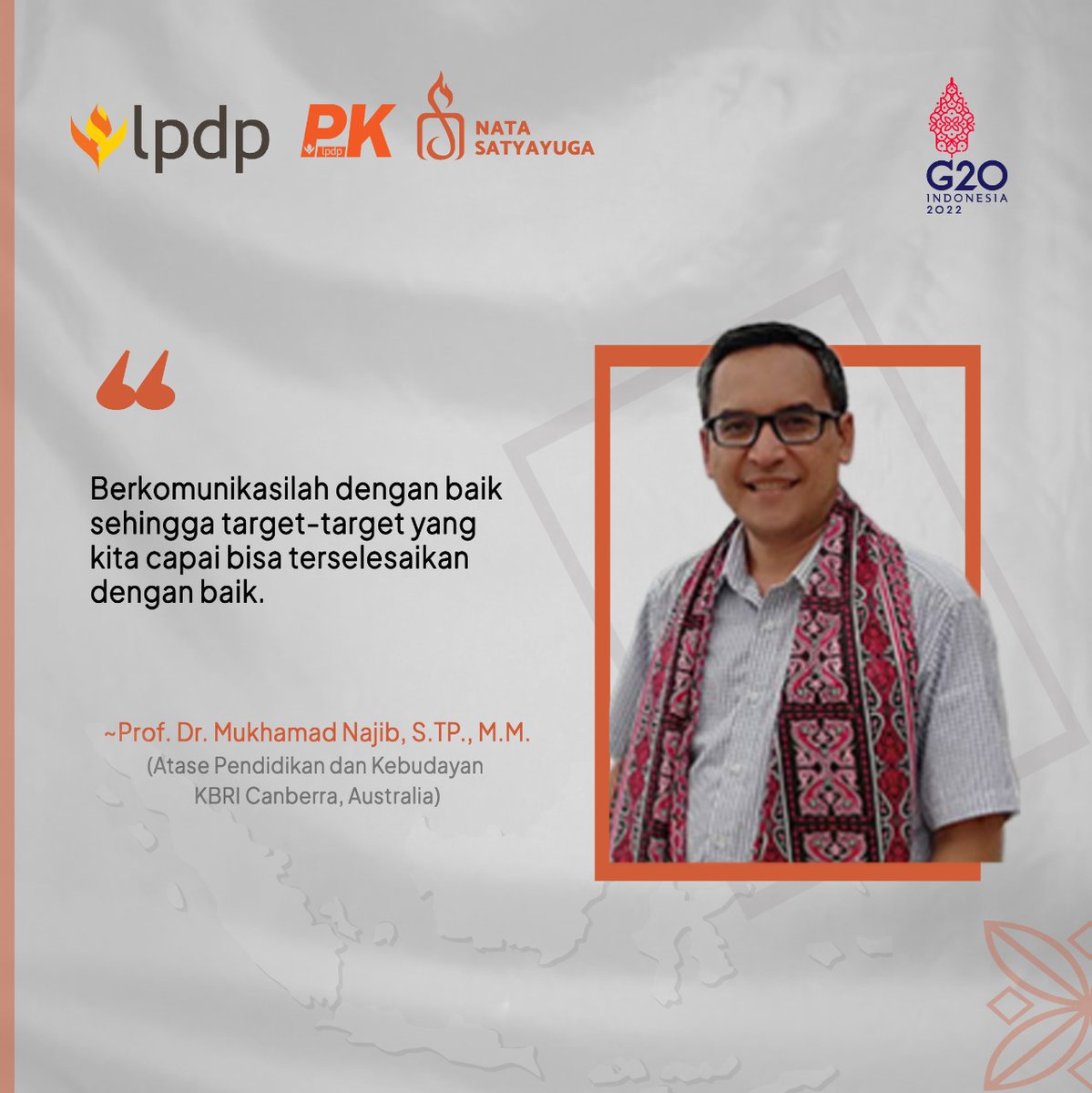 pk187lpdp's tweet photo. Penasaran kan bagaimana serunya materi kelas hari ini? Yuk, kita simak postingan berikut!

#LPDP #PK187 #NataSatyayuga #DiriUntukNegeri #SDMUnggulIndonesiaMaju #IndonesiaTangguhIndonesiaTumbuh #AkuPastiMengabdi https://t.co/TrwCpmh7ff