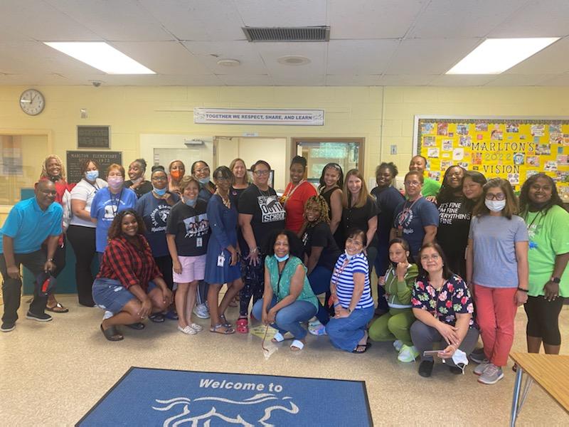 MarltonElem's tweet photo. There it is y'all, we've made it! Thanks Mrs. Carter for 3 years of transformational leadership.  The Marlton Magic you cultivated here is amazing. Best wishes to you, Dr. Burgess, Mrs. Lewis, Nurse Thompson, Mrs. Griffin, &amp; Ms. Barton, as you all move on.#PGCPS https://t.co/sHH5T6nzR5