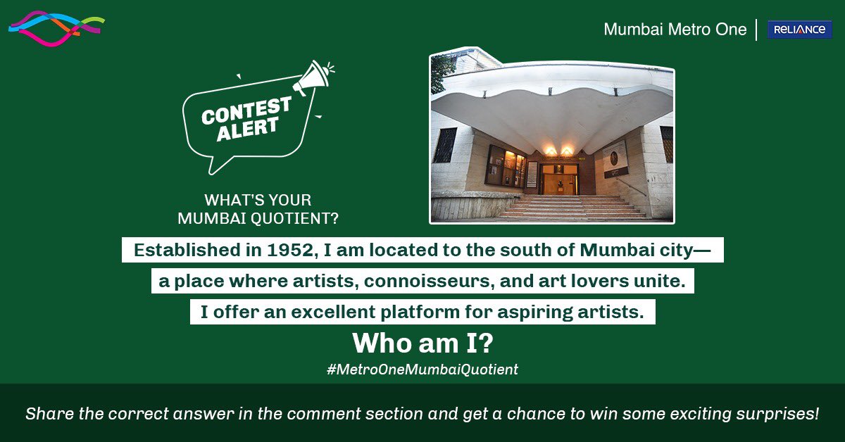 MumbaiMetro01's tweet photo. Can you guess the name of this famous place?
Hint: Its founder was the 'Second Baronet.'
You can share the correct answer in the comment section and get a chance to win some exciting goodies.
#secondbaronet #whoami #shareyouranswer #mumbaicontest #mumbaimetroone #contestalert https://t.co/YUEyLTyYQp