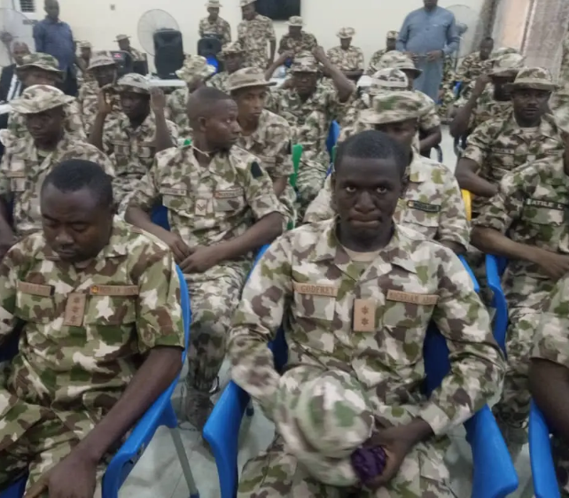 Delsu_Official's tweet photo. Army court-martial 227 soldiers https://t.co/Rrk2pR9Cul https://t.co/K3TOryOIwV