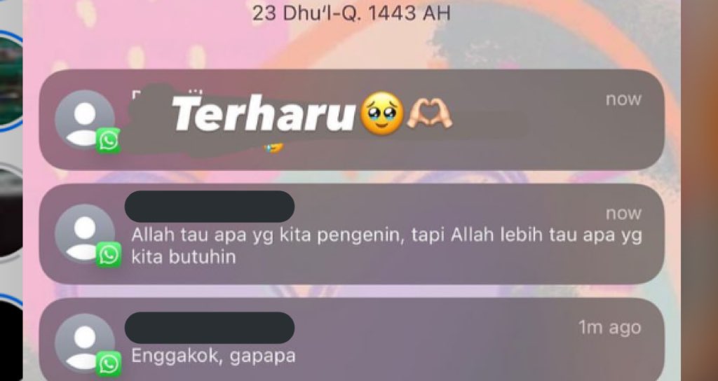 diveintochenle's tweet photo. i got this from my friends, ini bener banget. emang pilihan Allah ga pernah salah 💗 https://t.co/E2P1VieVDj