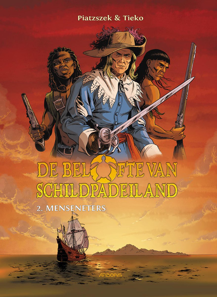 stripland_BENL's tweet photo. De Belofte van #Schildpadeiland -deel 2- #Menseneters is verschenen. Het laatste deel van dit drieluik door Stéphane #Piatzszek en #TieKo staat op de planning. #Arboris https://t.co/Sj0XftVbOg