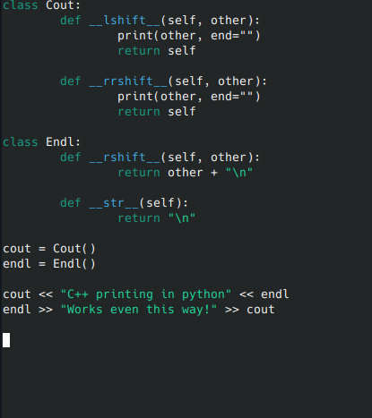 vzverovich's tweet image. Python finally adds C++ iostreams support #python #cplusplus #programming reddit.com/r/Python/comme…