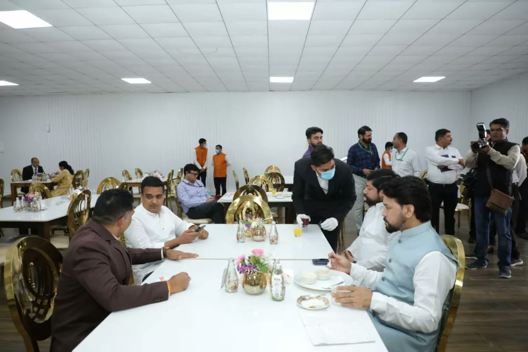 sagofficialpage's tweet photo. Starting the day with some freshness and positivity.
Leaders joining for the National Conference of Ministers of Youth Affairs and Sports of States/UT's at Kevadia.
#NationalConference #PromotingSports
@Bhupendrapbjp https://t.co/Jh6YecVmyB