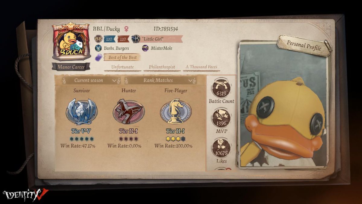 crispyc_2's tweet photo. I'm playing Identity V. Fancy a game? https://t.co/ljKEVt3MbE